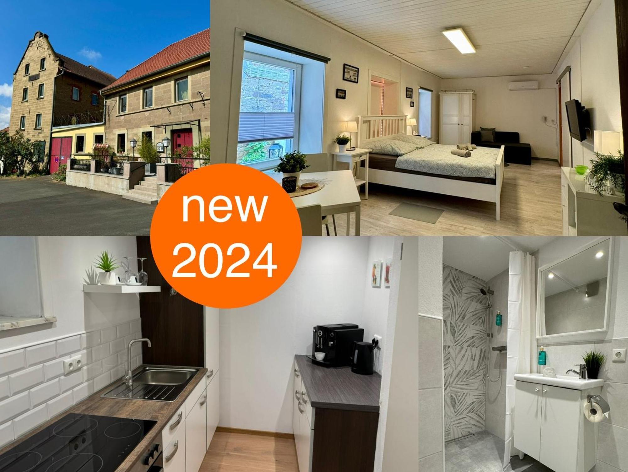 Ferienwohnung Altenschoenbach Prichsenstadt Bagian luar foto